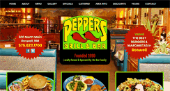 Desktop Screenshot of peppers-grill.com