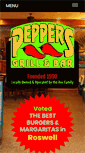 Mobile Screenshot of peppers-grill.com